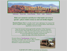 Tablet Screenshot of mountainmemorytours.com